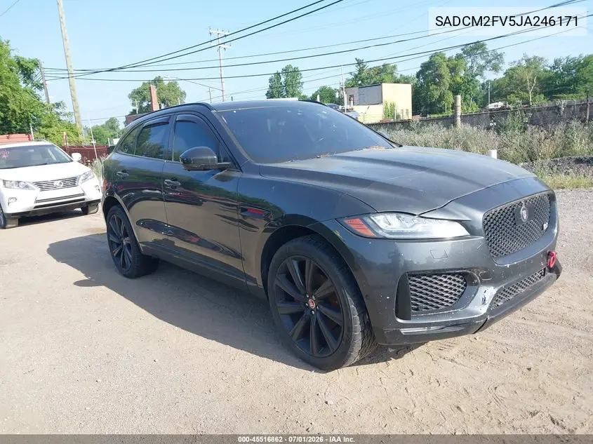 2018 Jaguar F-Pace S VIN: SADCM2FV5JA246171 Lot: 45516862