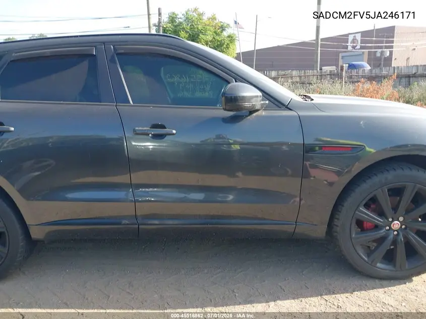 2018 Jaguar F-Pace S VIN: SADCM2FV5JA246171 Lot: 45516862