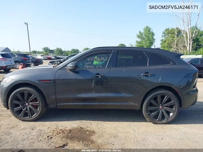 2018 Jaguar F-Pace S VIN: SADCM2FV5JA246171 Lot: 45516862