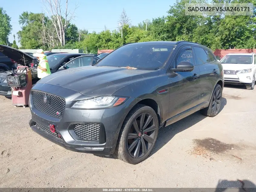 2018 Jaguar F-Pace S VIN: SADCM2FV5JA246171 Lot: 45516862