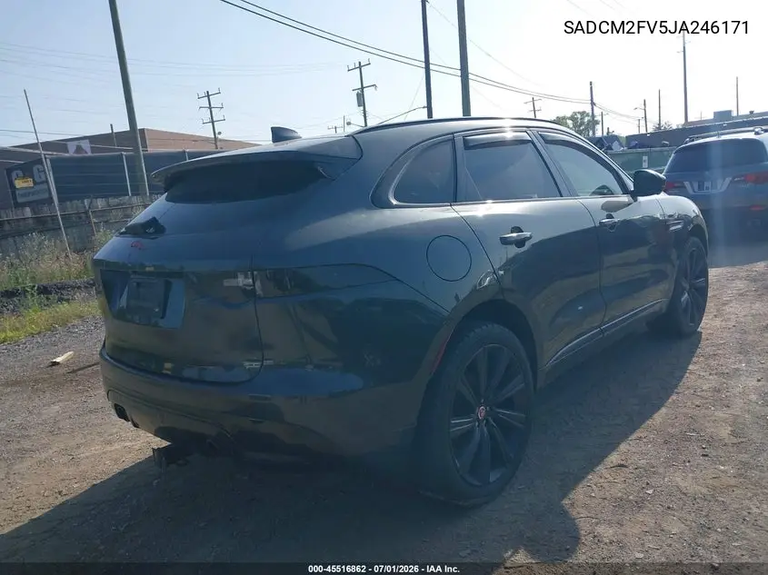 2018 Jaguar F-Pace S VIN: SADCM2FV5JA246171 Lot: 45516862