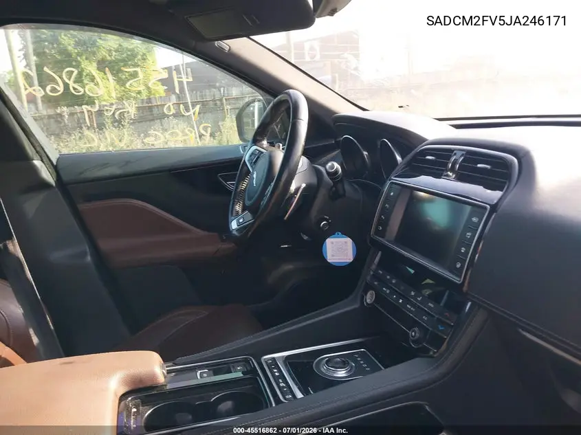 2018 Jaguar F-Pace S VIN: SADCM2FV5JA246171 Lot: 45516862