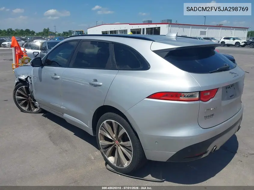 2018 Jaguar F-Pace S VIN: SADCM2FV5JA298769 Lot: 45520310