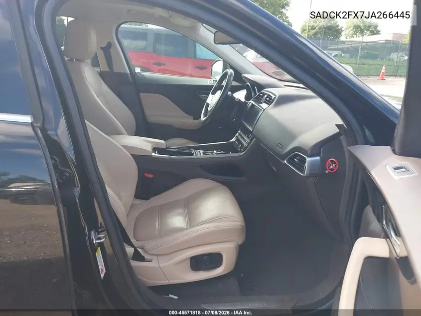 2018 Jaguar F-Pace 25T Prestige VIN: SADCK2FX7JA266445 Lot: 45571818