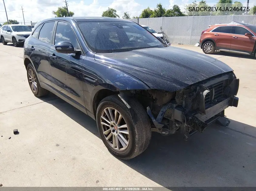2018 Jaguar F-Pace 35T Prestige VIN: SADCK2EV4JA246475 Lot: 45574827