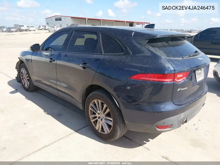 2018 Jaguar F-Pace 35T Prestige VIN: SADCK2EV4JA246475 Lot: 45574827