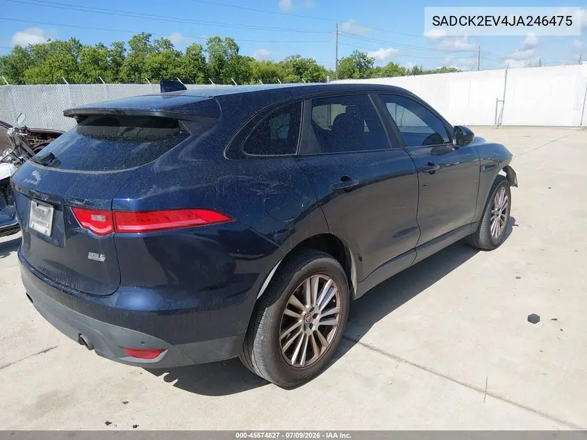 2018 Jaguar F-Pace 35T Prestige VIN: SADCK2EV4JA246475 Lot: 45574827