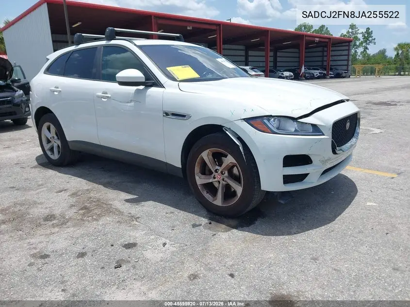 2018 Jaguar F-Pace 20D Premium VIN: SADCJ2FN8JA255522 Lot: 45595920