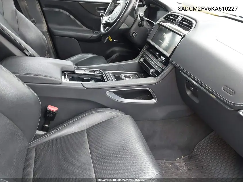 2019 Jaguar F-Pace S VIN: SADCM2FV6KA610227 Lot: 45188748