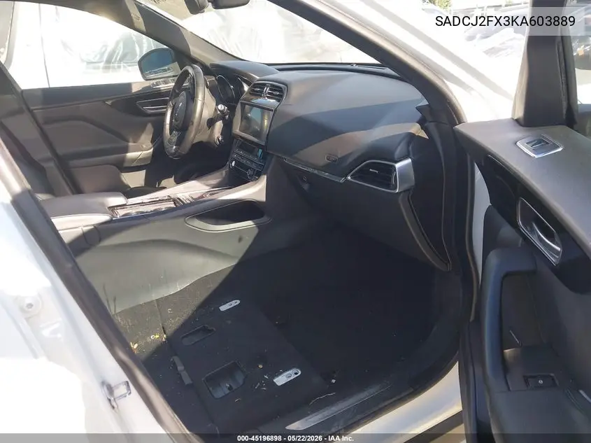 2019 Jaguar F-Pace 25T Premium VIN: SADCJ2FX3KA603889 Lot: 45196898