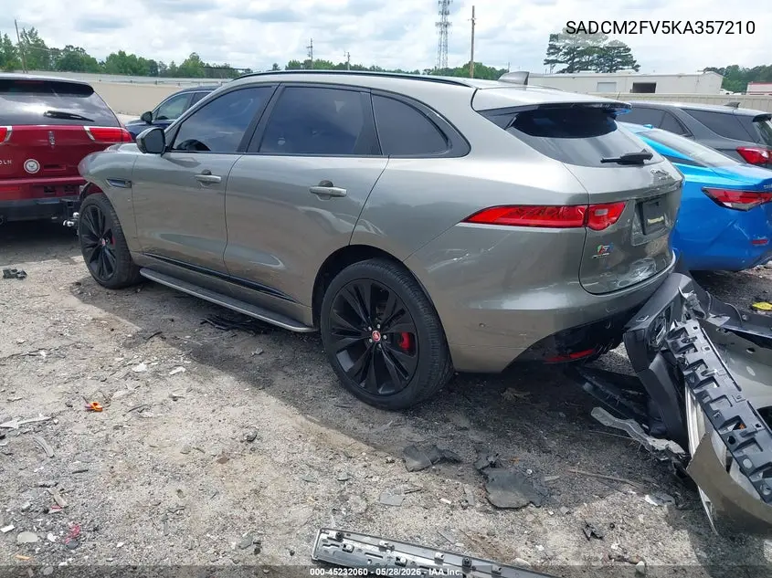 2019 Jaguar F-Pace S VIN: SADCM2FV5KA357210 Lot: 45232060