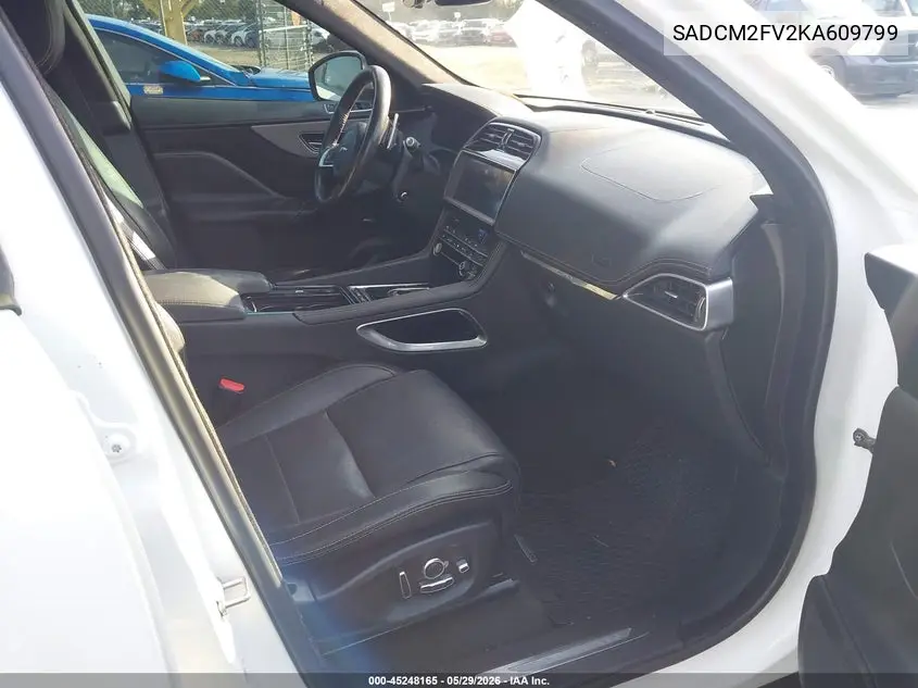2019 Jaguar F-Pace S VIN: SADCM2FV2KA609799 Lot: 45248165