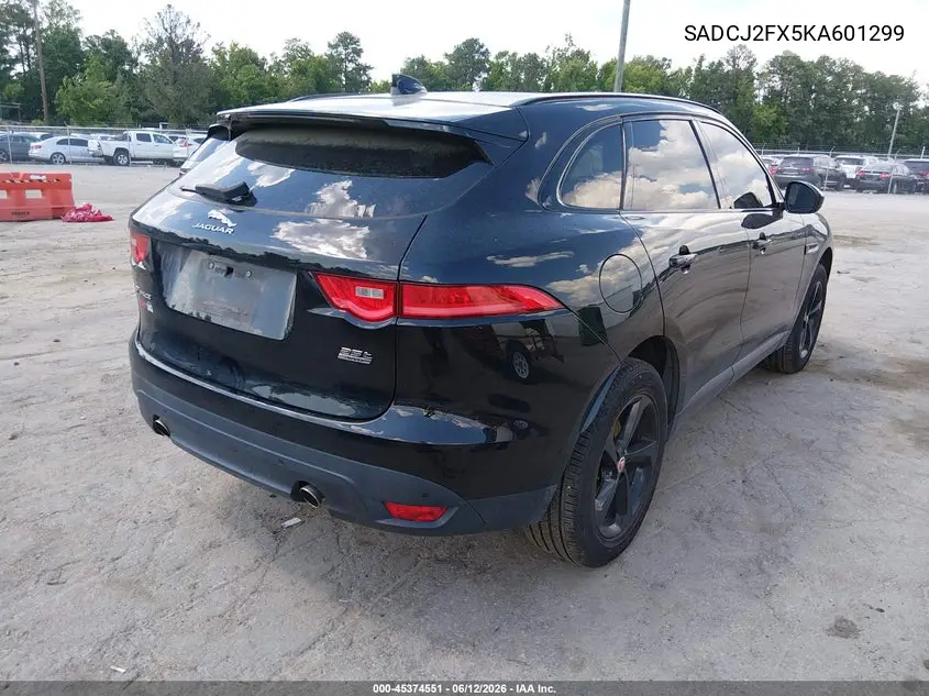 2019 Jaguar F-Pace 25T Premium VIN: SADCJ2FX5KA601299 Lot: 45374551