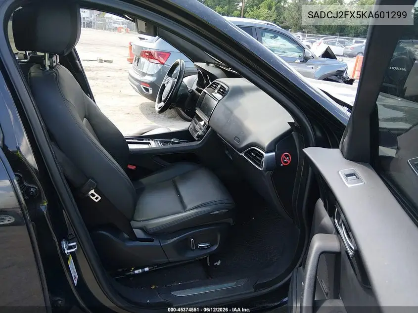 2019 Jaguar F-Pace 25T Premium VIN: SADCJ2FX5KA601299 Lot: 45374551