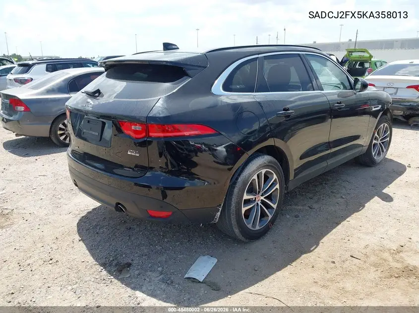 2019 Jaguar F-Pace 25T Premium VIN: SADCJ2FX5KA358013 Lot: 45480002