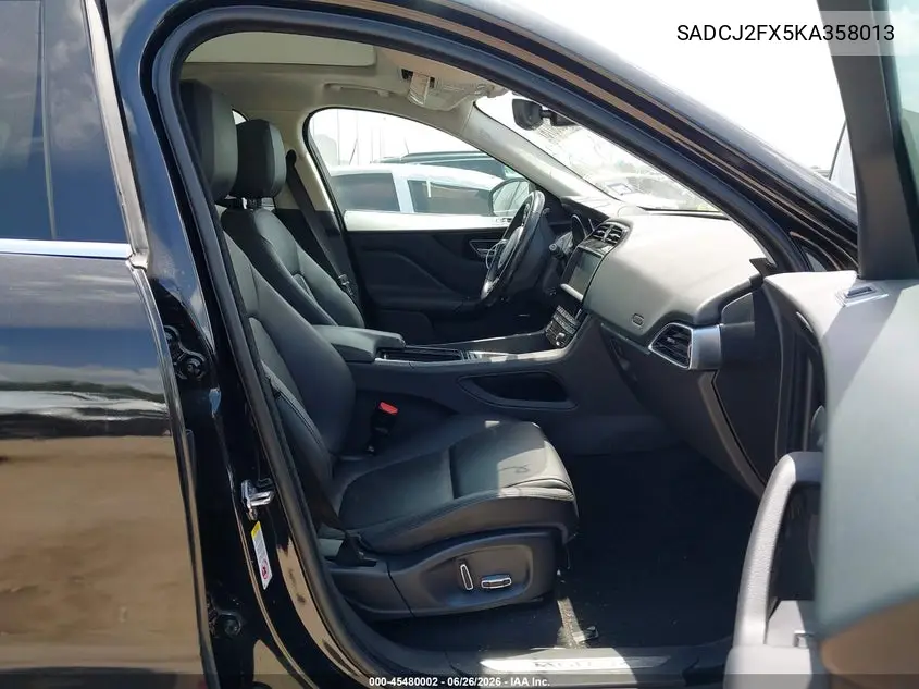 2019 Jaguar F-Pace 25T Premium VIN: SADCJ2FX5KA358013 Lot: 45480002