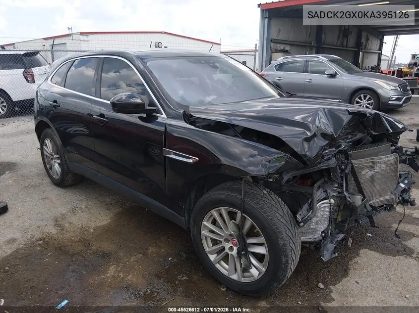 2019 Jaguar F-Pace 25T Prestige/30T Prestige VIN: SADCK2GX0KA395126 Lot: 45526612