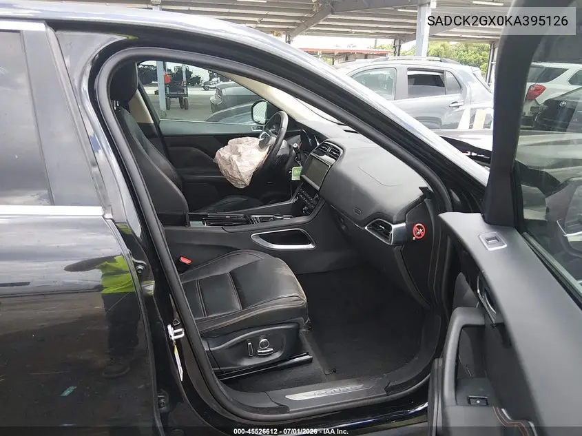2019 Jaguar F-Pace 25T Prestige/30T Prestige VIN: SADCK2GX0KA395126 Lot: 45526612