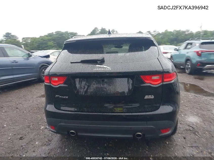 2019 Jaguar F-Pace 25T Premium VIN: SADCJ2FX7KA396942 Lot: 45530740