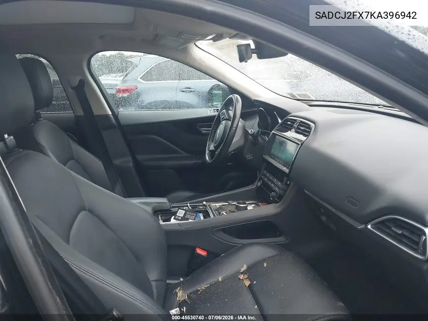 2019 Jaguar F-Pace 25T Premium VIN: SADCJ2FX7KA396942 Lot: 45530740