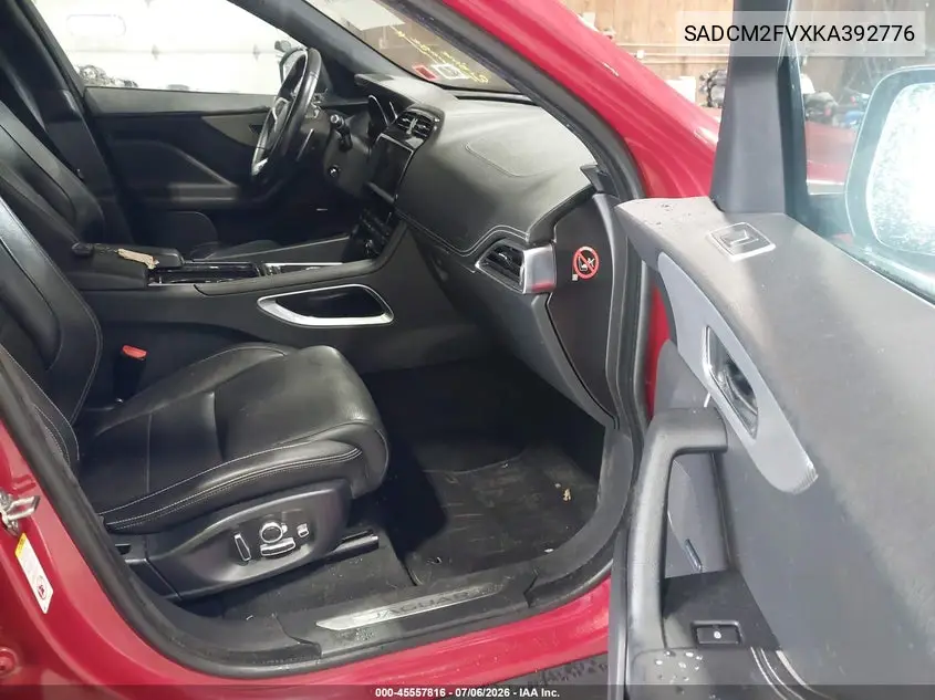 2019 Jaguar F-Pace S VIN: SADCM2FVXKA392776 Lot: 45557816