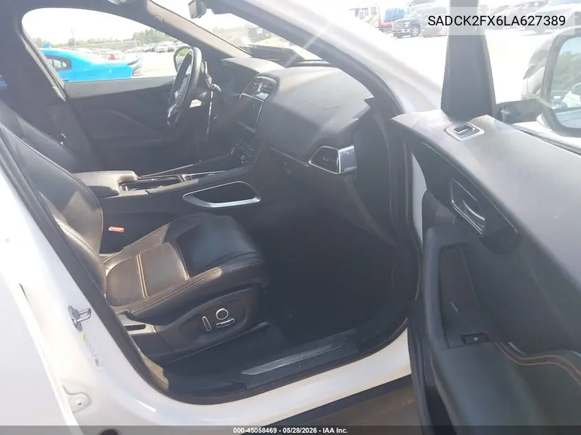 2020 Jaguar F-Pace Prestige P250 Awd Automatic VIN: SADCK2FX6LA627389 Lot: 45058469