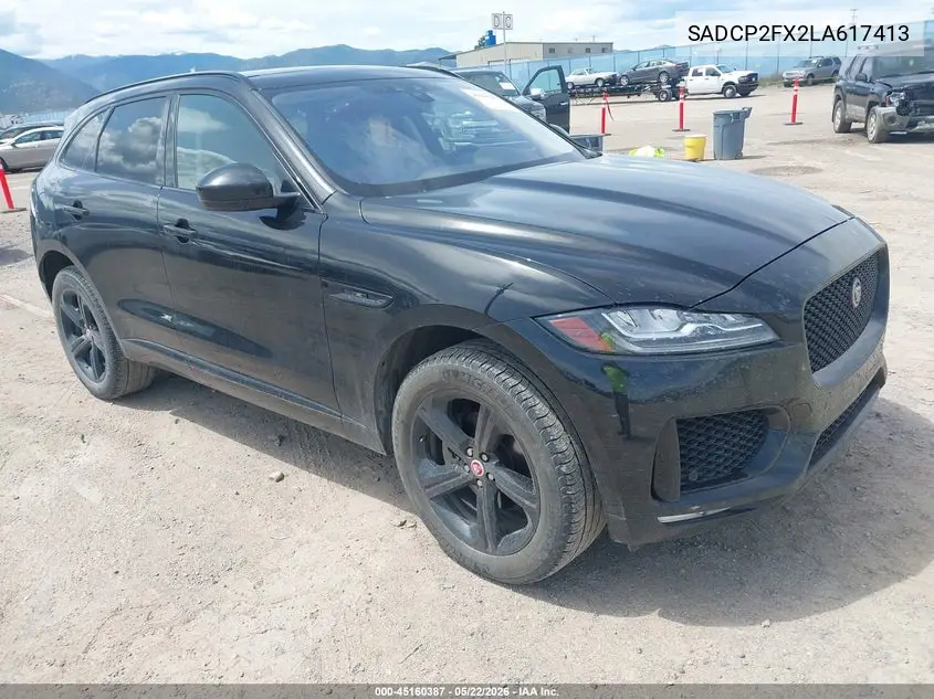 2020 Jaguar F-Pace Checkered Flag P250 Awd Automatic VIN: SADCP2FX2LA617413 Lot: 45160387