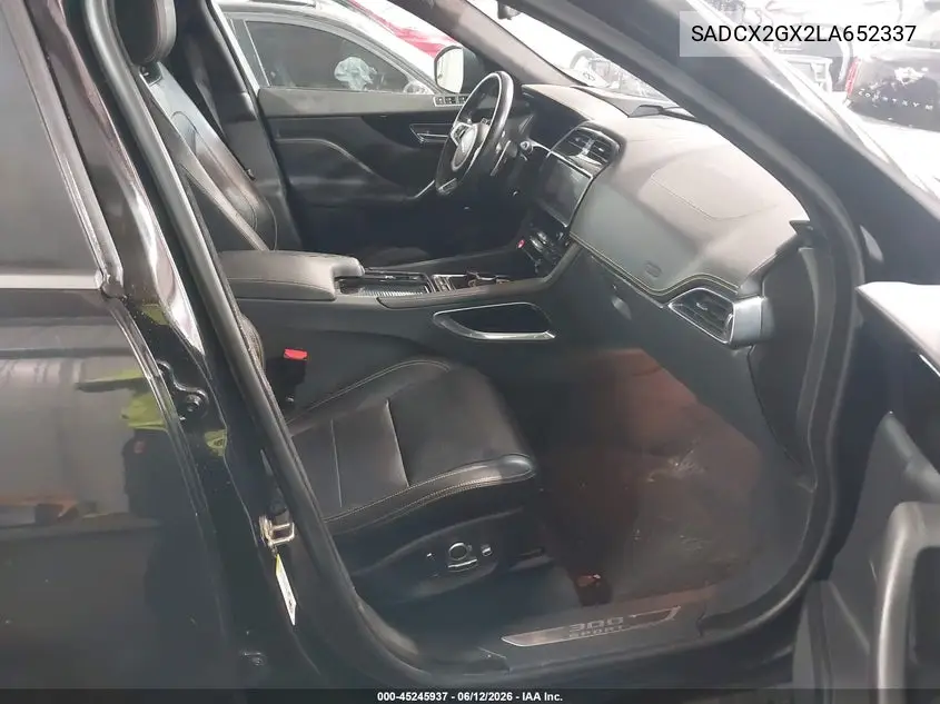 2020 Jaguar F-Pace 300 Sport P300 Awd Automatic VIN: SADCX2GX2LA652337 Lot: 45245937