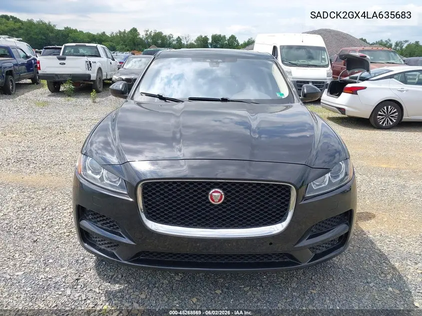 2020 Jaguar F-Pace 30T Prestige VIN: SADCK2GX4LA635683 Lot: 45268569