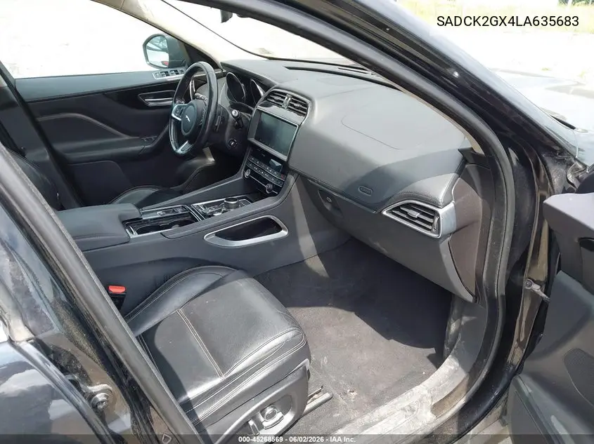 2020 Jaguar F-Pace 30T Prestige VIN: SADCK2GX4LA635683 Lot: 45268569