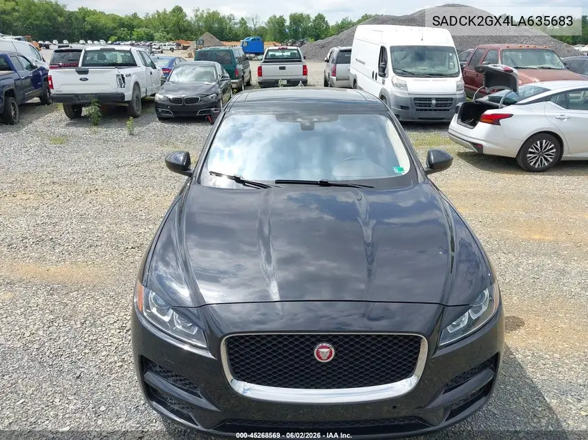 2020 Jaguar F-Pace 30T Prestige VIN: SADCK2GX4LA635683 Lot: 45268569