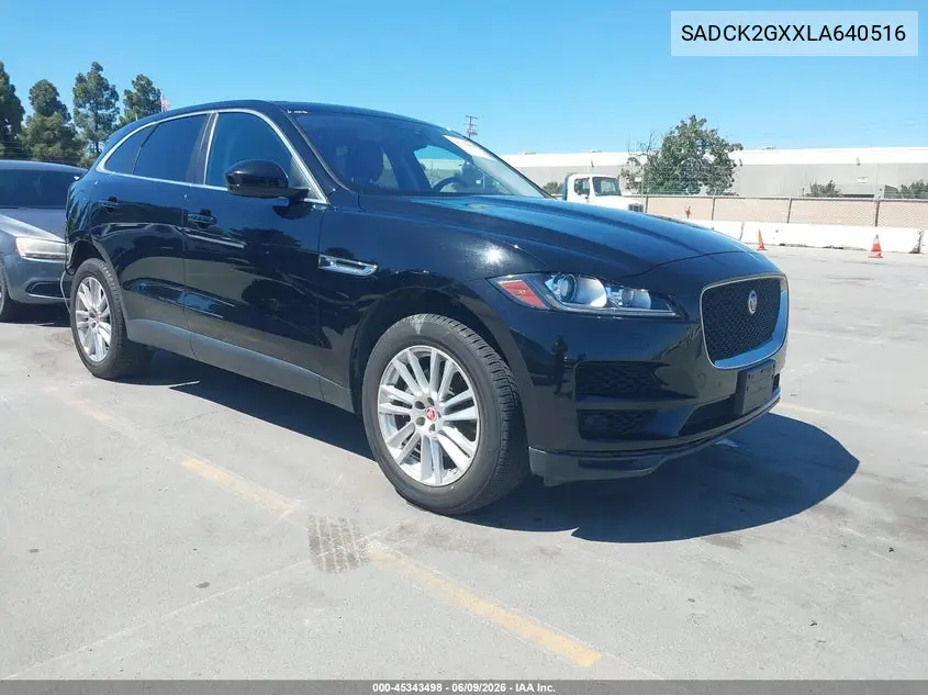 2020 Jaguar F-Pace Prestige P300 Awd Automatic VIN: SADCK2GXXLA640516 Lot: 45343498