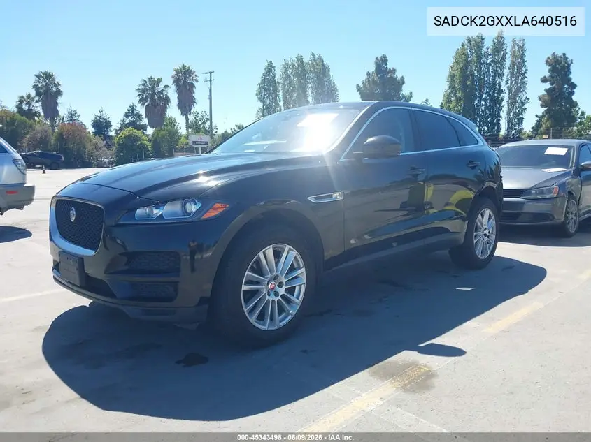 2020 Jaguar F-Pace Prestige P300 Awd Automatic VIN: SADCK2GXXLA640516 Lot: 45343498