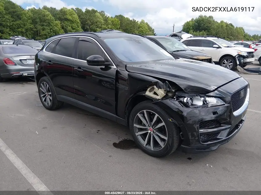 2020 Jaguar F-Pace Prestige P250 Awd Automatic VIN: SADCK2FXXLA619117 Lot: 45429827