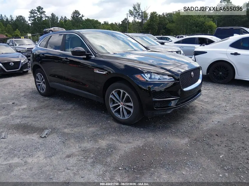 2020 Jaguar F-Pace Premium P250 Awd Automatic VIN: SADCJ2FXXLA655036 Lot: 45431758