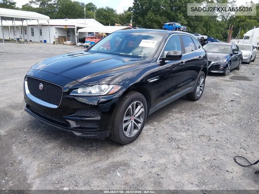 2020 Jaguar F-Pace Premium P250 Awd Automatic VIN: SADCJ2FXXLA655036 Lot: 45431758