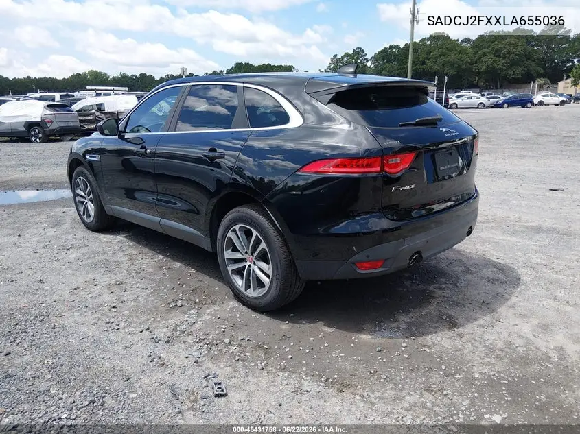 2020 Jaguar F-Pace Premium P250 Awd Automatic VIN: SADCJ2FXXLA655036 Lot: 45431758