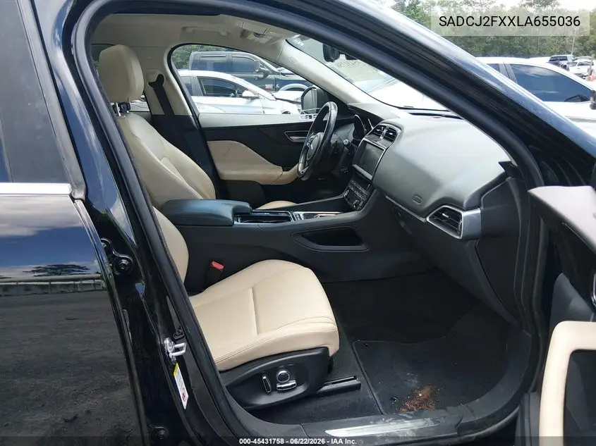 2020 Jaguar F-Pace Premium P250 Awd Automatic VIN: SADCJ2FXXLA655036 Lot: 45431758
