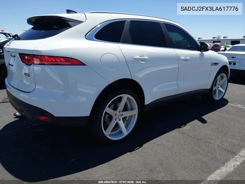 2020 Jaguar F-Pace Premium P250 Awd Automatic VIN: SADCJ2FX3LA617776 Lot: 45547619