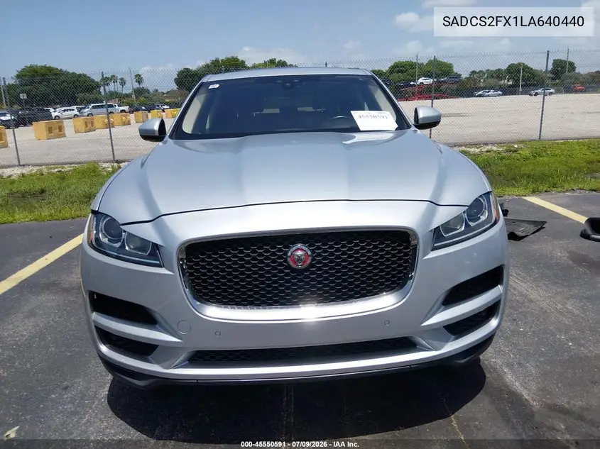 2020 Jaguar F-Pace P250 Awd Automatic VIN: SADCS2FX1LA640440 Lot: 45550591