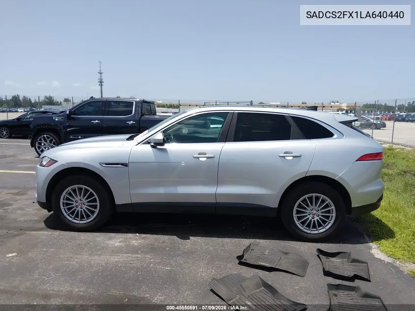 2020 Jaguar F-Pace P250 Awd Automatic VIN: SADCS2FX1LA640440 Lot: 45550591