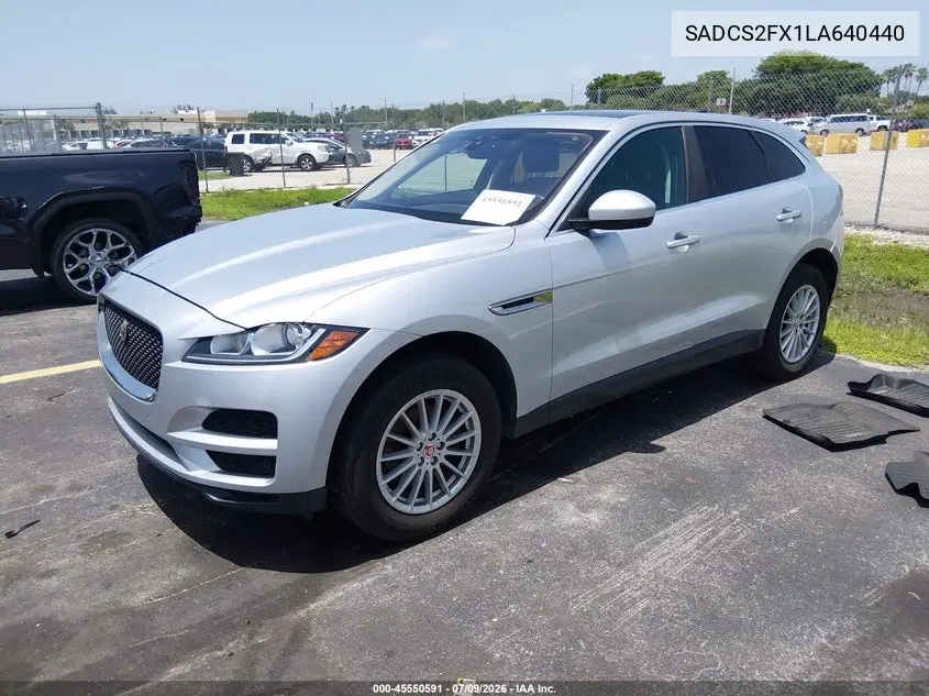 2020 Jaguar F-Pace P250 Awd Automatic VIN: SADCS2FX1LA640440 Lot: 45550591