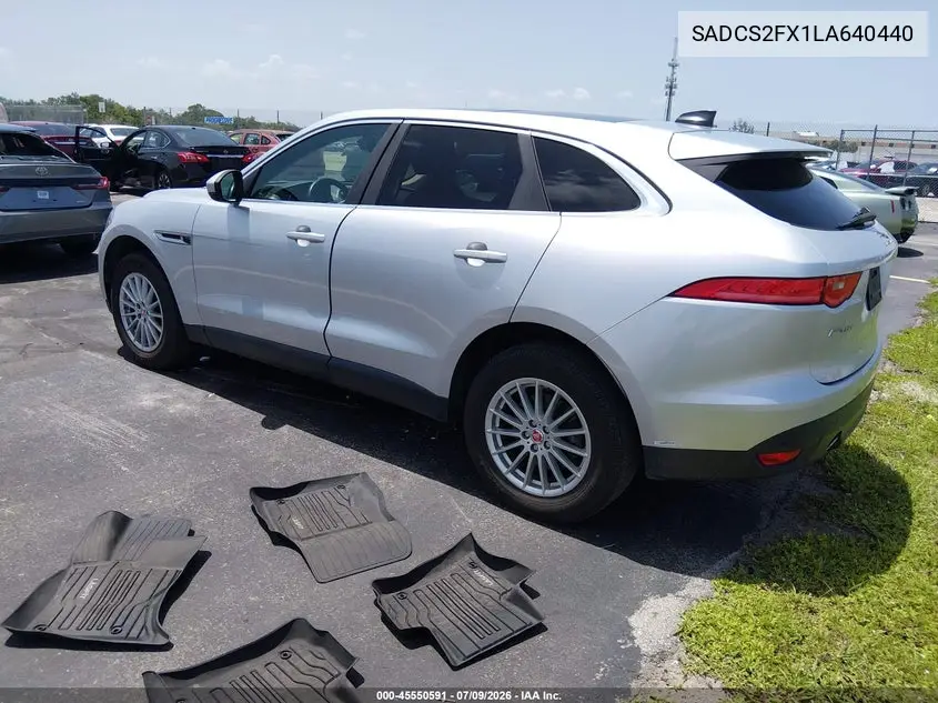 2020 Jaguar F-Pace P250 Awd Automatic VIN: SADCS2FX1LA640440 Lot: 45550591
