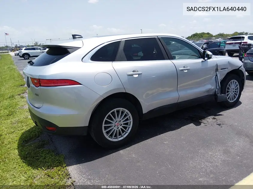 2020 Jaguar F-Pace P250 Awd Automatic VIN: SADCS2FX1LA640440 Lot: 45550591