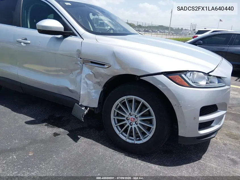 2020 Jaguar F-Pace P250 Awd Automatic VIN: SADCS2FX1LA640440 Lot: 45550591