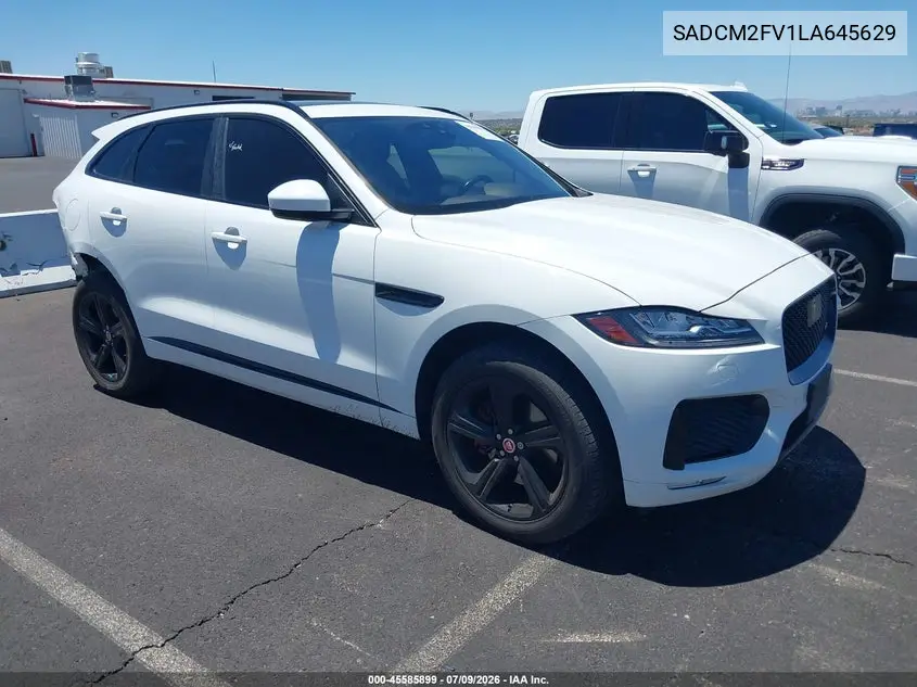2020 Jaguar F-Pace S P380 Awd Automatic VIN: SADCM2FV1LA645629 Lot: 45585899