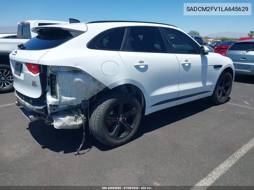 2020 Jaguar F-Pace S P380 Awd Automatic VIN: SADCM2FV1LA645629 Lot: 45585899