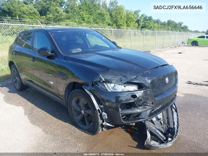 2020 Jaguar F-Pace Premium P250 Awd Automatic VIN: SADCJ2FX9LA656646 Lot: 45590773