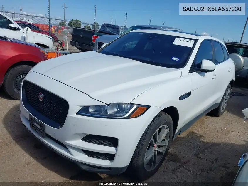 2020 Jaguar F-Pace Premium P250 Awd Automatic VIN: SADCJ2FX5LA657230 Lot: 45602610