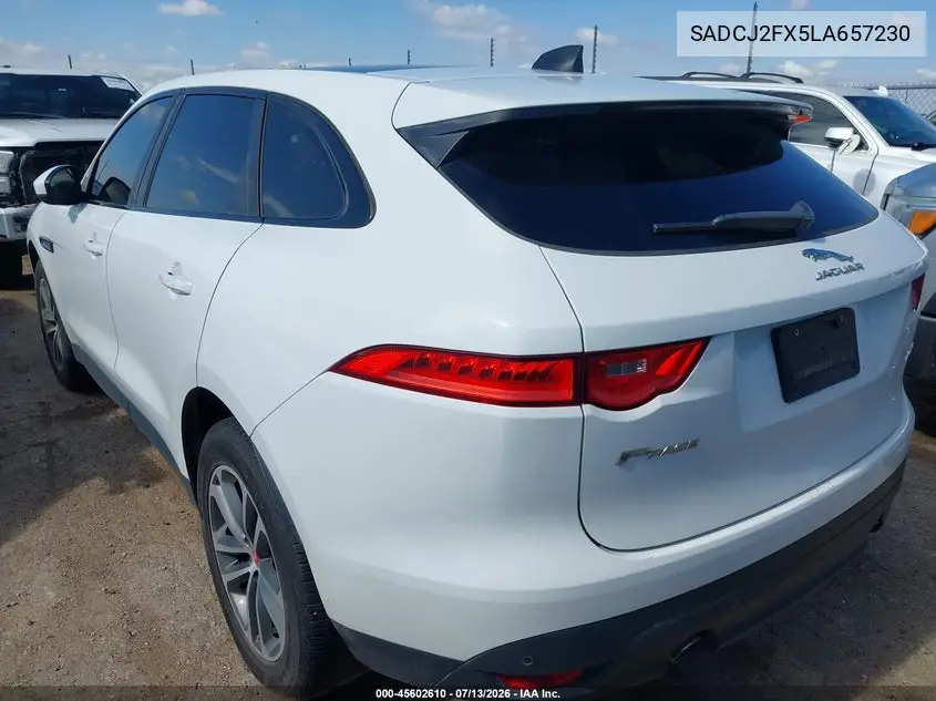 2020 Jaguar F-Pace Premium P250 Awd Automatic VIN: SADCJ2FX5LA657230 Lot: 45602610